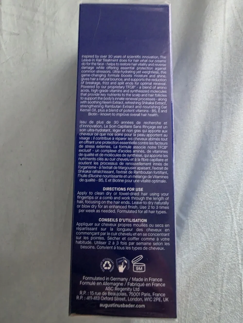 Augustinus Bader SEALED! NIB! The Leave It In Hair Treatment in 100ml. R2S!